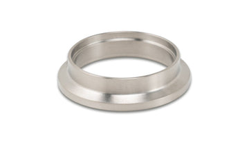 Titanium outlet flange for a TiAL-style 38mm external wastegate on a custom Audi turbo build