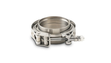 3 inch exhaust flange V-band assembly for 3 in OD exhaust tubing with clamp