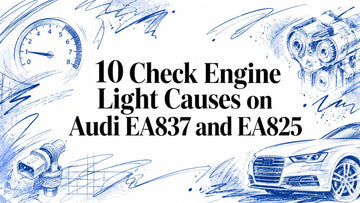 10 Check Engine Light Causes on Audi EA837 and EA825