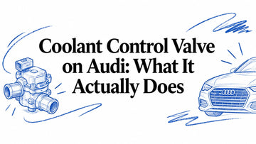 Audi coolant control valve in the 3.0T cooling system, diagnosis guide
