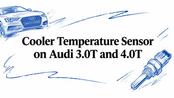 Cooler temperature sensor on an Audi 3.0T, symptoms and testing guide
