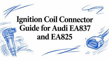 Ignition coil connector on an Audi EA837 3.0T, testing and repair guide