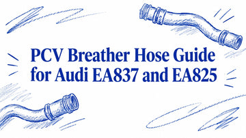 PCV Breather Hose Guide for Audi EA837 and EA825