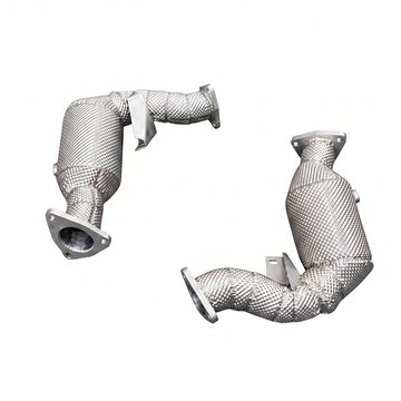 Audi exhaust system high flow catalytic converters for B8 B8.5 S4 S5 Q5 SQ5 3.0T supercharged