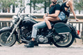WASH&WHIPS MotoPro motorcycle detailing kit including brushes, cloths, and cleaning supplies for bike cleaning and shine.