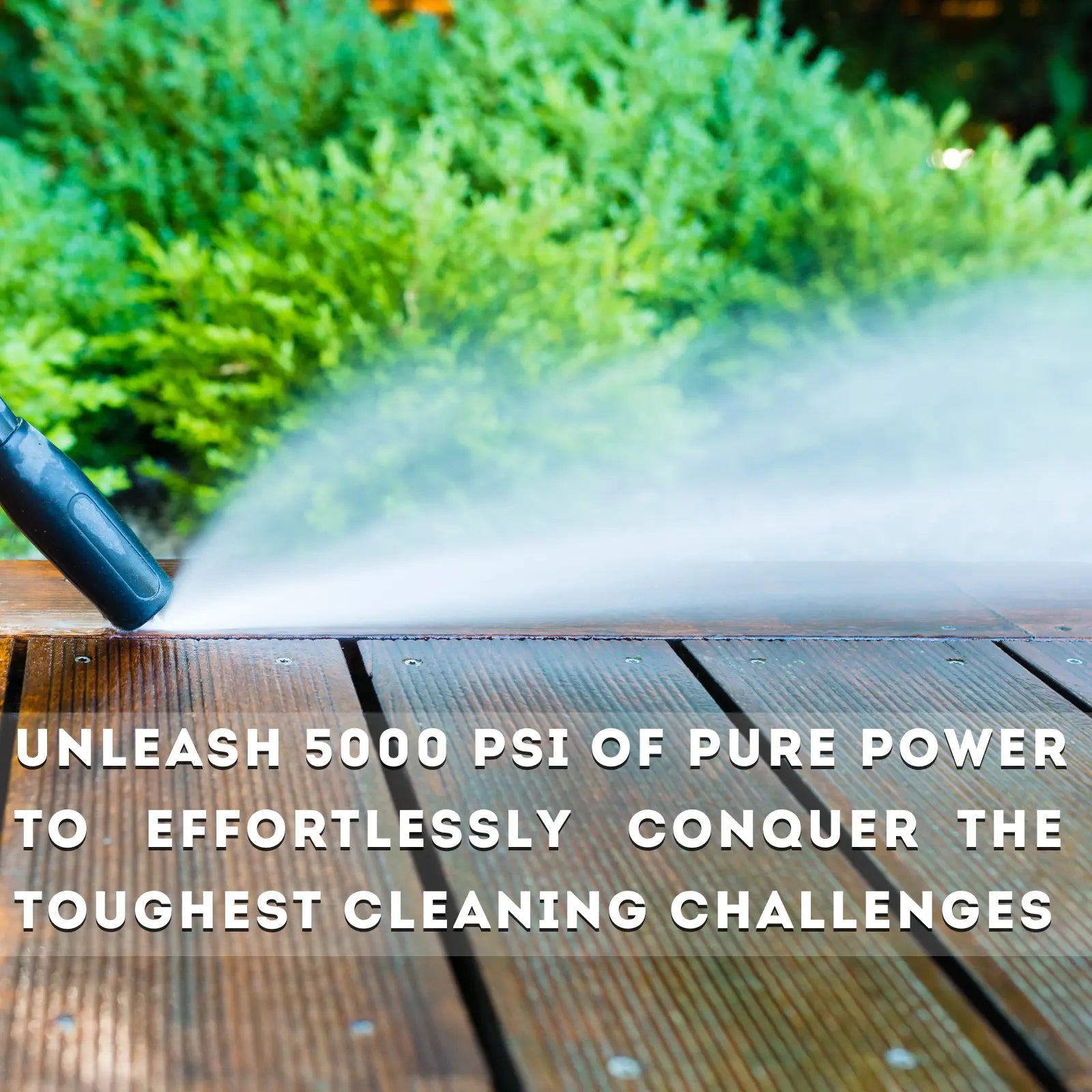 Pressure washer gun by The Wine Savant with patriotic police-inspired design, high-pressure spray for car cleaning and outdoor use.