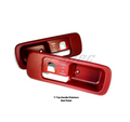 ZSPEC Design T-Top handle finisher set for Nissan Z32 300ZX with non-locking T-tops, showing black plastic finish and handle details.