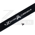 ZSPEC Front Bumper Plate for Nissan Z32 300ZX '90-99, powder-coated billet bumper fascia with ZSPEC Design branding.