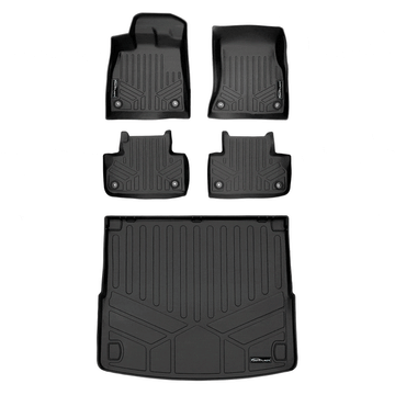Smartliner USA custom fit floor liners for 2020-2025 Audi Q5 PHEV, showing durable interior protection and precise fit.