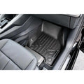 Custom-fit Audi front passenger floor liner with raised edges and durable textured surface