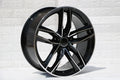 Black machined 19-inch wheels for Audi RS6 and other Audi models, featuring a sleek, multi-spoke design from WheeloutletNJ.