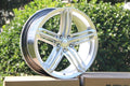 Audi S4 WheeloutletNJ 20-inch alloy wheels with a sleek peelers design for Audi A4 A5 A6 Q5 Q7 models.