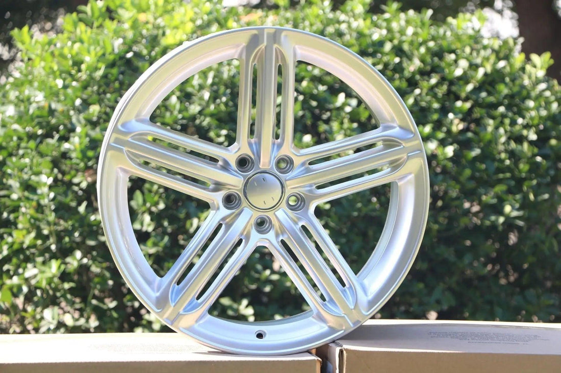 20-inch WheeloutletNJ wheels on an Audi S4, featuring a sleek peeler design suitable for Audi A4, S4, S5, and Q models.