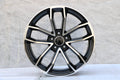 Black machined face 18-inch Audi S5 WheeloutletNJ wheels fitted on Audi S5, showcasing sleek design and sporty style.