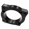 Vorsprung Autowerk 84mm billet throttle body upgrade adapter (VDO) for Audi 3.0 EA837 supercharged engine, alternate view.