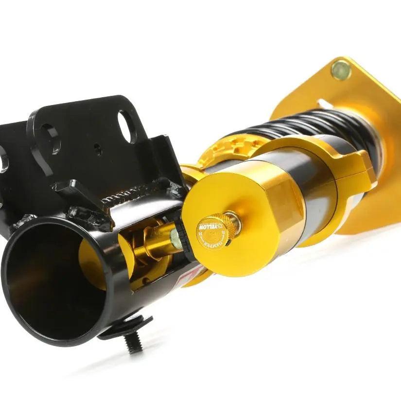 Yellow Speed Racing Club Performance coilovers for Audi A4 Wagon 1996-2001 B5, showing the coilover assembly and mounting components.