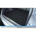 Black cargo liner mat fitted in the trunk of an Audi SQ7 SUV interior.