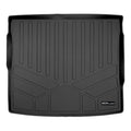 Black custom-fit trunk cargo liner for Audi, raised edges, durable all-weather material