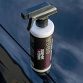 Sonoma Wash & Whips ceramic coating spray bottle on a glossy car surface