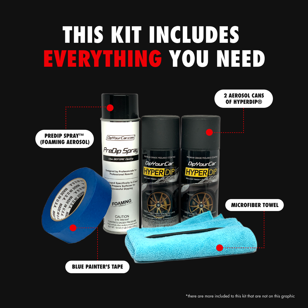 HyperDip®  Emblem & Badges Kit.