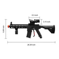 The Wine Savant pressure washer gun with police-inspired patriotic design, high-pressure spray for car cleaning and outdoor washing.