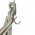 Stainless steel performance exhaust pipes with welded hanger for Audi vehicle