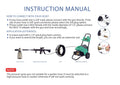 The Wine Savant pressure washer gun for car cleaning with military-inspired patriotic design and high pressure spray mechanism.
