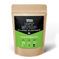 WASH & WHIPS Pit Stop Glass Cleaner refill tablets for all surfaces, shown with packaging and tablets ready to use.