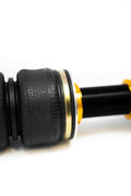 Yellow Speed Racing Dynamic Pro Air Struts for Audi TT Quattro 1998-2006, showing sleek black air suspension components.