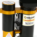 Yellow Speed Racing Pro Plus Racing Coilovers for Audi A3 Quattro 2004-2013, showing the canister and coilover components.