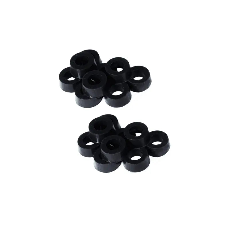 ZSPEC Design titanium timing shoulder bolts and black bushings kit for Nissan 300ZX Z32 engine timing cover replacement.
