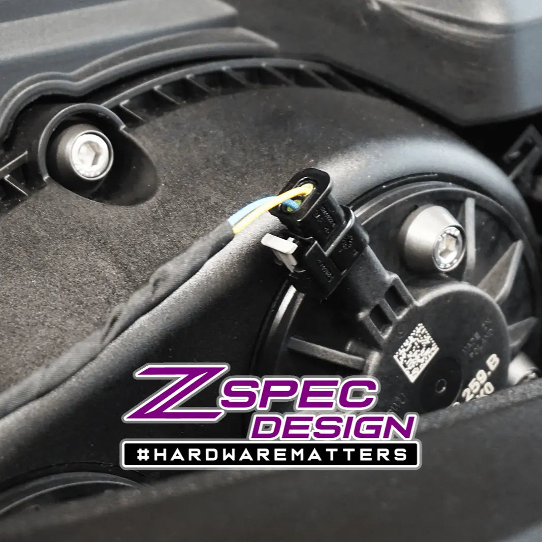 ZSPEC "Stage 2" Dress Up Bolts® fastener kit for 2018-2022 Audi A5 2.0L, stainless steel and billet hardware fasteners.