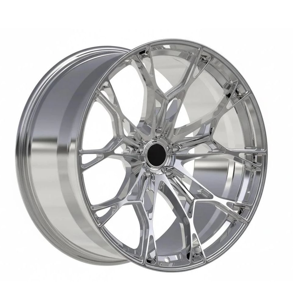 Vorsprung Autowerk forged VA-001 style car wheels set with sleek, modern design and metallic finish.