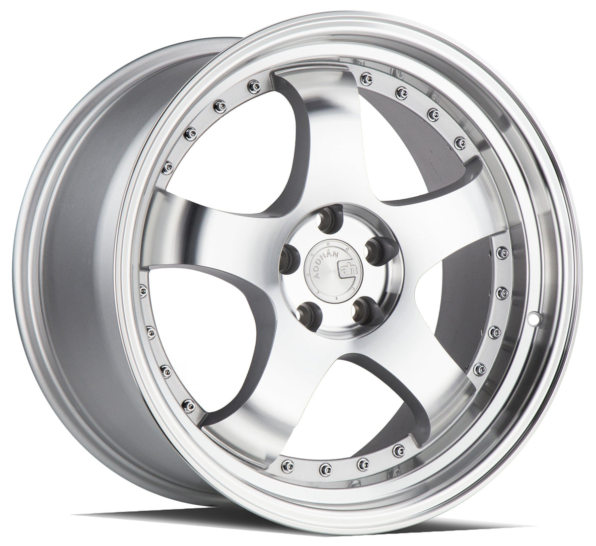 Aodhan Wholesale AH03 15x8 gloss black wheels with 4x100 bolt pattern and 73.1mm center bore, featuring a sleek, modern design.