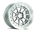 Aodhan Wholesale AH04 15x8 silver machined face wheels with 4x100 and 4x114 bolt patterns and 20 offset.