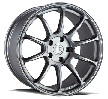 Aodhan Wholesale AH06 17x9 textured bronze wheels with 5x100 bolt pattern and +35 offset, showcasing a stylish wheel design.