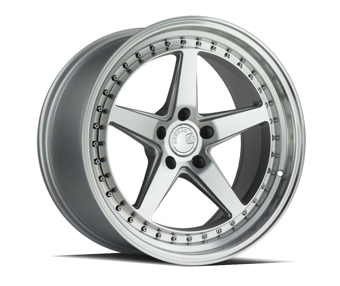 Aodhan Wholesale DS05 18x8 bronze wheels with machined lip, 5x100 bolt pattern, 35mm offset, and 73mm center bore.
