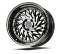 Aodhan Wholesale DS03 18x9 silver wheels with machined face, 5x100 bolt pattern, driver side view.
