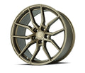 Matte black Aodhan Wholesale AFF1 20x9 wheels with 5x114.3 bolt pattern and 32 offset, shown from a side angle.