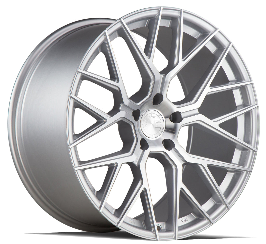 Matte black Aodhan Wholesale AFF9 20x9 wheels with 5x120 bolt pattern and 30 offset, featuring a sleek, modern design.