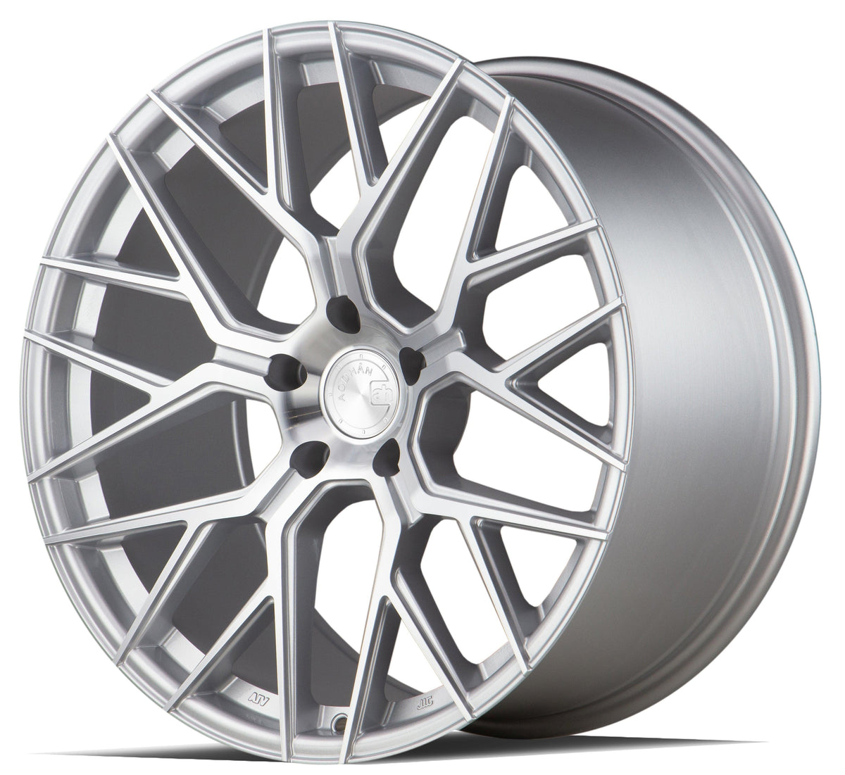 Matte black Aodhan Wholesale AFF9 wheels, 20x9 inch size with 5x120 bolt pattern and 30 offset, shown on a vehicle.
