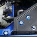 ZSPEC Stage 3 Dress Up Bolts® Fastener Kit for VW Golf R32 MK5, stainless steel and billet fasteners on a car engine.