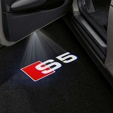Audi S5 / RS5 Premium Door Puddle Lights Various Designs 2007-2026