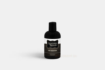 Auto Leather Dye luxury leather repair ink remover in a 4oz bottle, designed for restoring and cleaning leather surfaces.