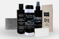 BMW leather and vinyl interior dye kit by Auto Leather Dye featuring BMW Soft Feel for restoring and coloring vehicle interior surfaces.