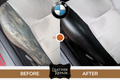 BMW leather and vinyl interior dye kit by Auto Leather Dye, includes soft feel formula for restoring car interior surfaces.