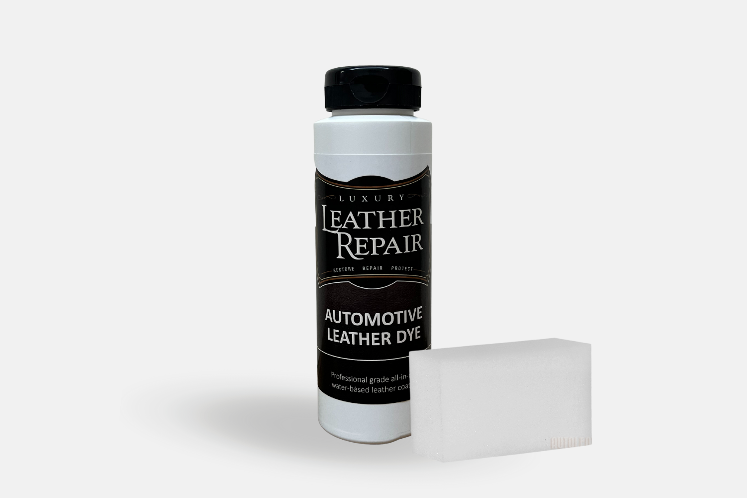 Auto Leather Dye Exotic Leather & Vinyl Dye in bright custom colors, showcasing vibrant dye options on leather and vinyl surfaces.