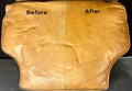 Auto Leather Dye Leather Conditioner 8oz bottle for nourishing and restoring leather surfaces, with a smooth, rich leather finish.