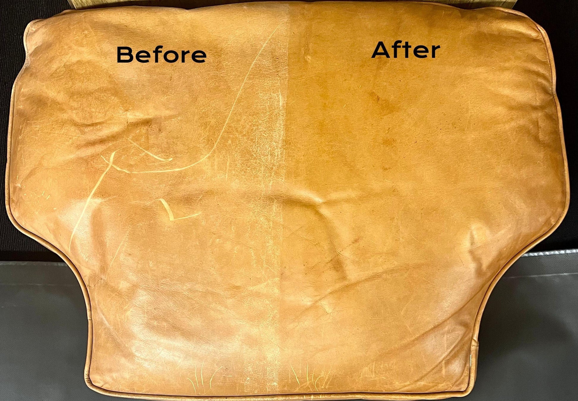 Auto Leather Dye Leather Conditioner 8oz bottle for nourishing and restoring leather surfaces, with a smooth, rich leather finish.
