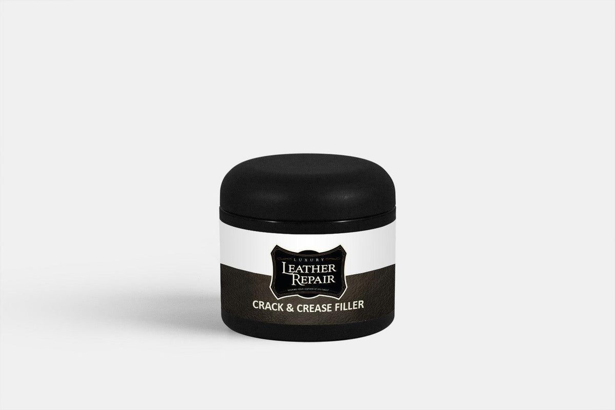 Auto Leather Dye luxury black leather filler for cracks and creases, 2oz, designed for leather repair and restoration.